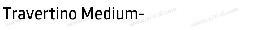 Travertino Medium字体转换